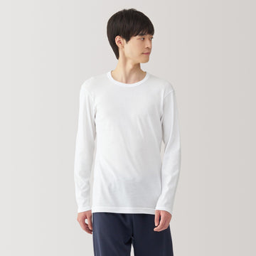 Warm Cotton Crew Neck T-Shirt MUJI