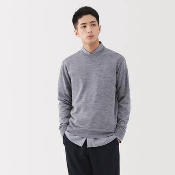 Wool Crew Neck Sweater MUJI