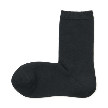 Loose Top Socks Black 23-25cm (US W7-9 M5-7.5) MUJI