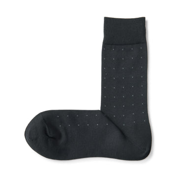 Business Socks Dark Grey Pattern 25-27cm (US W9-11 M7.5-10) MUJI