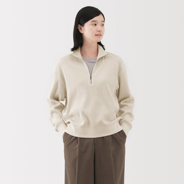 Waffle Half-Zip Pullover MUJI