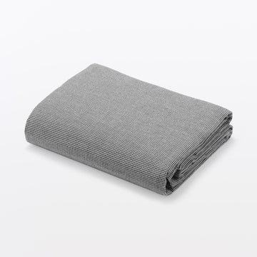 Indian Cotton Tablecloth - Houndstooth MUJI