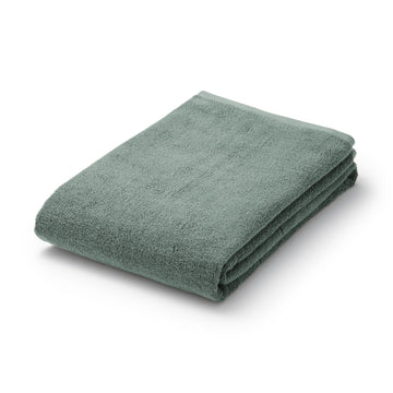 #wk 34 -import- Twin Pile Large Bath Towel Green MUJI