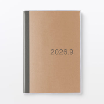 A5 Monthly Planner From Aug. 2026 - Mon. Start MUJI