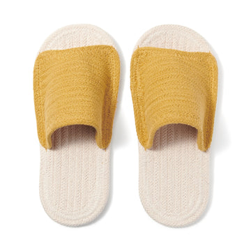 Open Toe Room Sandals Mustard MUJI