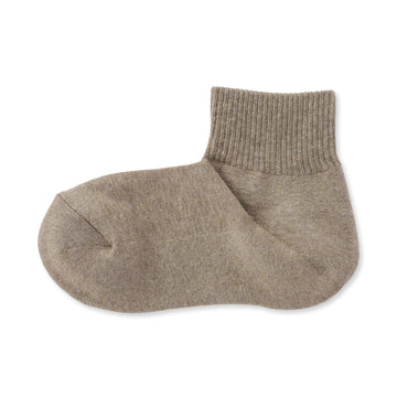 Pile Short Socks Mocha Brown 23-25cm (US W7-9 M5-7.5) MUJI