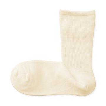 Loose Top Socks Ivory 23-25cm (US W7-9 M5-7.5) MUJI