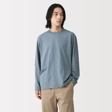 Cotton Jersey Crewneck T-Shirt MUJI