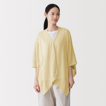 High-Twist Cotton Buttoned Bolero MUJI