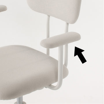 Office Chair Armrests - Grey MUJI