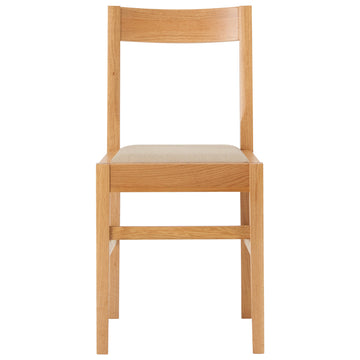 Oak Cushioned Seat Chair MUJI