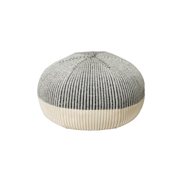 MUJI IDÉE Mini PUUF Cover - White x Black (Cushion Sold Separately) IDEE