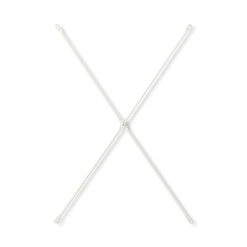 SUS Shelving Unit Cross Bar for Light Grey - Regular (56 cm) MUJI