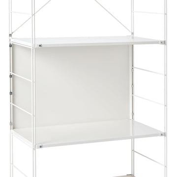 SUS Shelving Unit Back Panel - Light Grey - Large MUJI