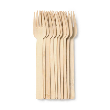 Bamboo Compostable Forks (10 Pack) MUJI