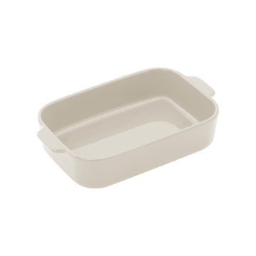 Stoneware Baking Dish Oven Tray - Grey Beige MUJI
