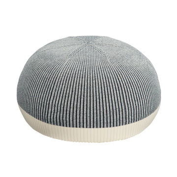 MUJI IDÉE PUUF Cover - White x Black (Cushion Sold Separately) IDEE