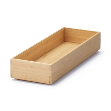 Stackable Bamboo Organizer Box - Large W11.5 x D34 x H5.5 cm MUJI