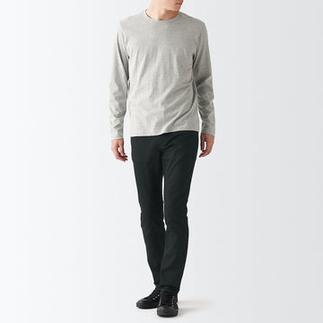 Men's Super Stretch Denim Skinny Pants Black (L 30inch / 76cm) MUJI