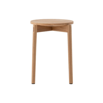 Oak Stackable Round Stool MUJI China