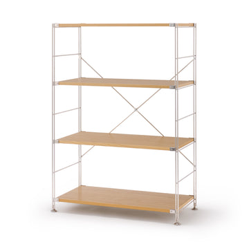 SUS Oak Wide Shelving Unit - Medium MUJI
