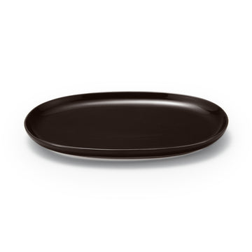 Everyday Tableware Oval Plate Small - Dark Brown MUJI