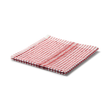 Indian Cotton Multipurpose Cloth - Red Check MUJI