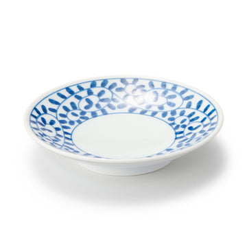Hasami Ware Small Plate - Arabesque Pattern Arabesque MUJI