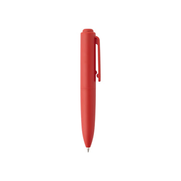 Compact Gel Ink Ballpoint Pen Knock Type 0.5 mm - Red MUJI