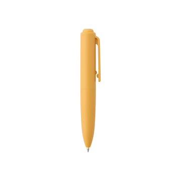 Compact Gel Ink Ballpoint Pen Knock Type 0.5 mm - Yellow MUJI