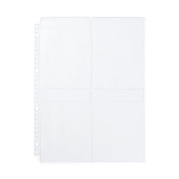4-Pocket Refill for A4 Wide Organizer MUJI