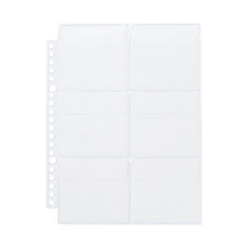 6-Pocket Refill for A5 Wide Organizer MUJI