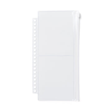 Selectable Pocket Organizer Refill for A5 Slim - 2 Pockets MUJI