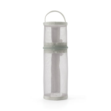 Nylon Mesh Vertical/Horizontal Pen Case Thin - Grey MUJI