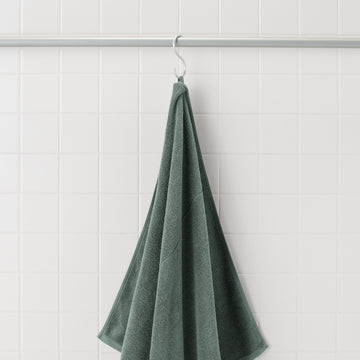 Twin Pile with Loop Bath Towel - Green MUJI