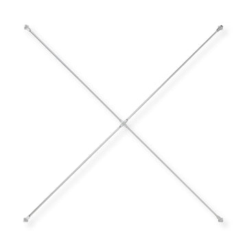 SUS Stainless Steel Shelving Unit Cross Bar - Wide (84 cm) MUJI