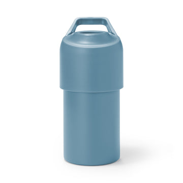 Keep Cold Insulated Plastic Bottle Holder - Blue MUJI