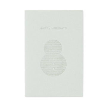 Message Card - Snowman MUJI