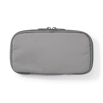 Adjustable Pockets Slim Gadget Pouch - Grey MUJI
