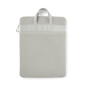 Polyester Vertical Cushioned Laptop Case - Grey MUJI