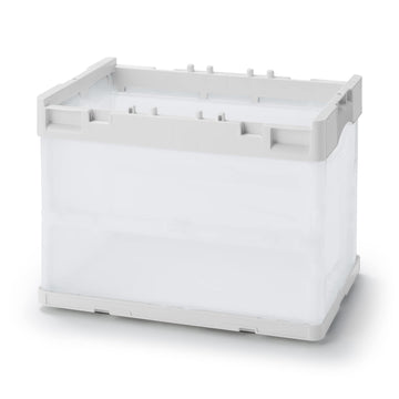 Polypropylene Translucent Folding Crate (20 L) MUJI