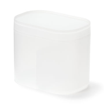 Recycled Polypropylene Cotton Pad and Swab Case with Lid MUJI