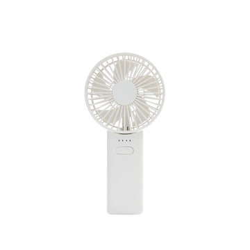 Rechargeable Thin Handheld Fan - White MUJI