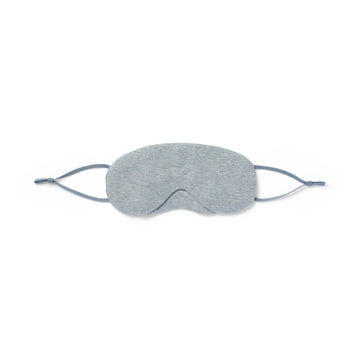 Cotton Blend Jersey Portable Eye Mask Blue MUJI