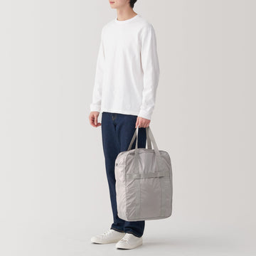 Water Repellent Tall Boston Bag MUJI