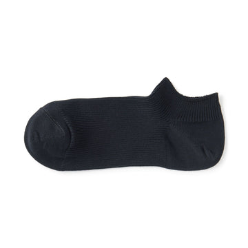 Right Angle Reversible Sneaker Socks Black 25-27cm (US W9-11 M7.5-10) MUJI