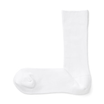 Right Angle Reversible Socks White MUJI
