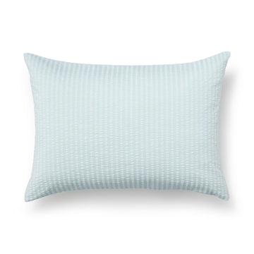 Seersucker Pillowcase Blue MUJI