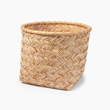 Rattan Round Basket - Large (Dia. 40.5 x H33 cm) MUJI
