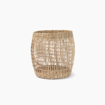 Seagrass Storage Basket - Round Small (Dia 26 x H26 cm) MUJI